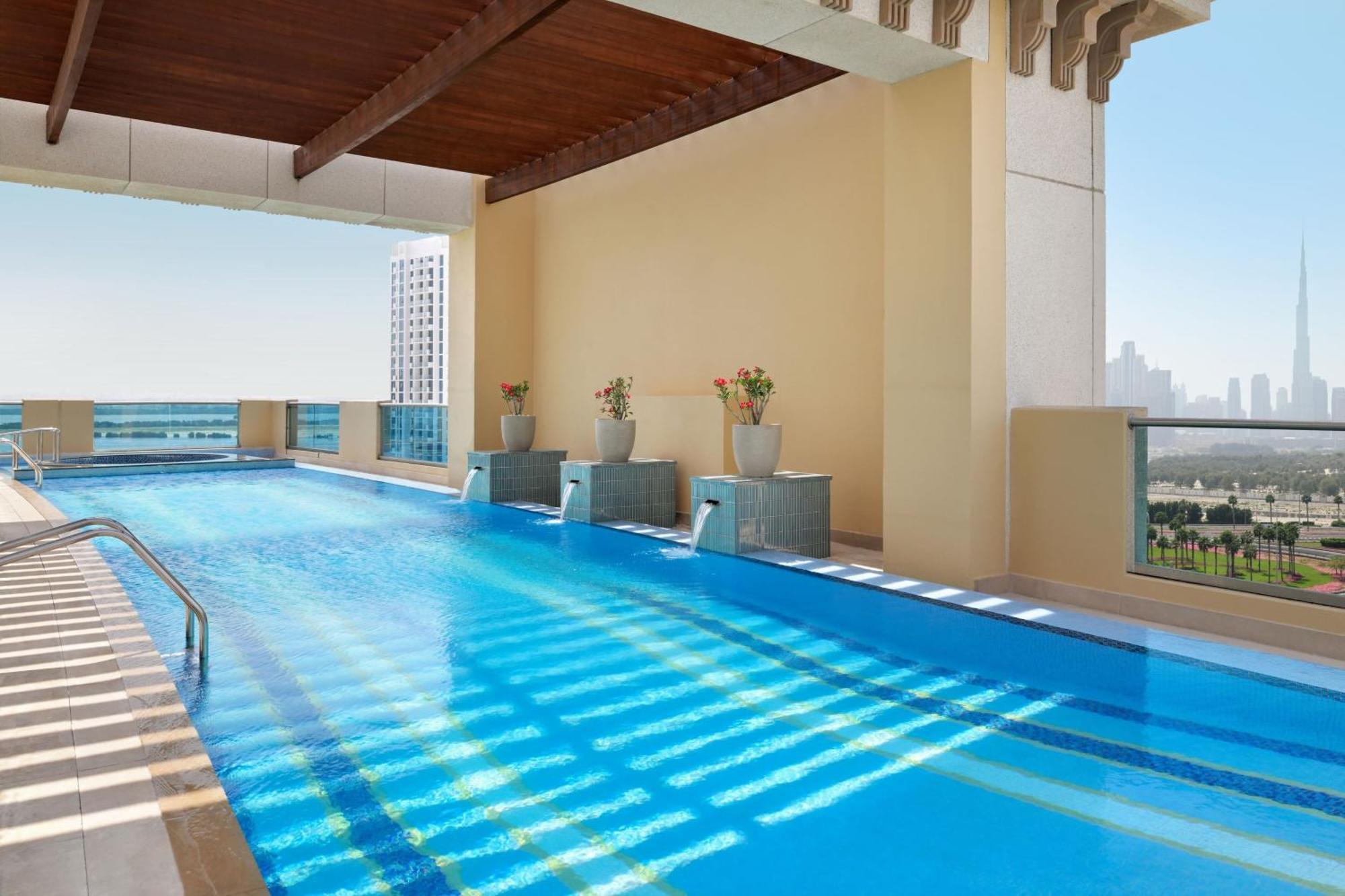 Marriott Hotel Al Jaddaf, Dubaj Zewnętrze zdjęcie Rooftop pool