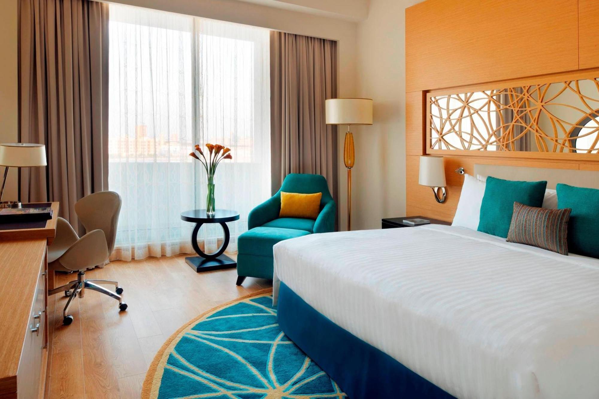 Marriott Hotel Al Jaddaf, Dubaj Zewnętrze zdjęcie A room at the hotel